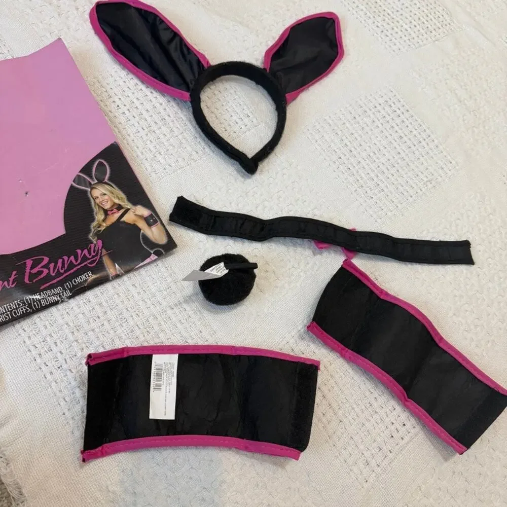 Fun World adult one size OS instant bunny accessory set A3 2503
